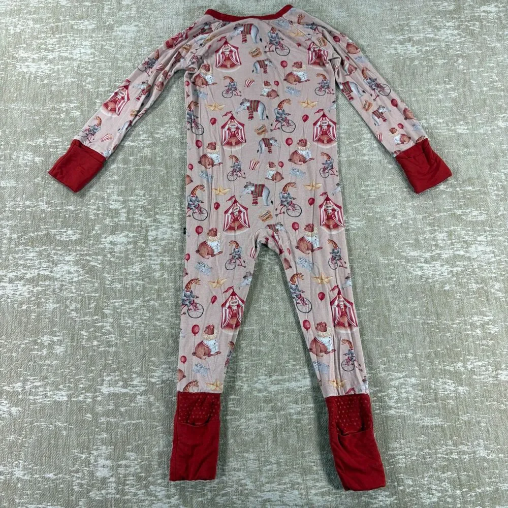 The Sleepy Sloth Bamboo Convertible Romper - Horror Circus 12-18M
